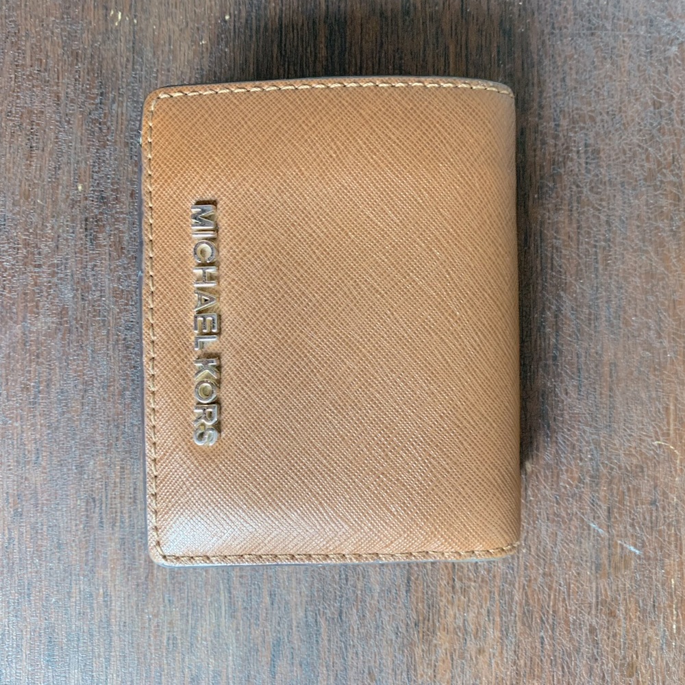 Michael Kors Light Brown Leather Wallet